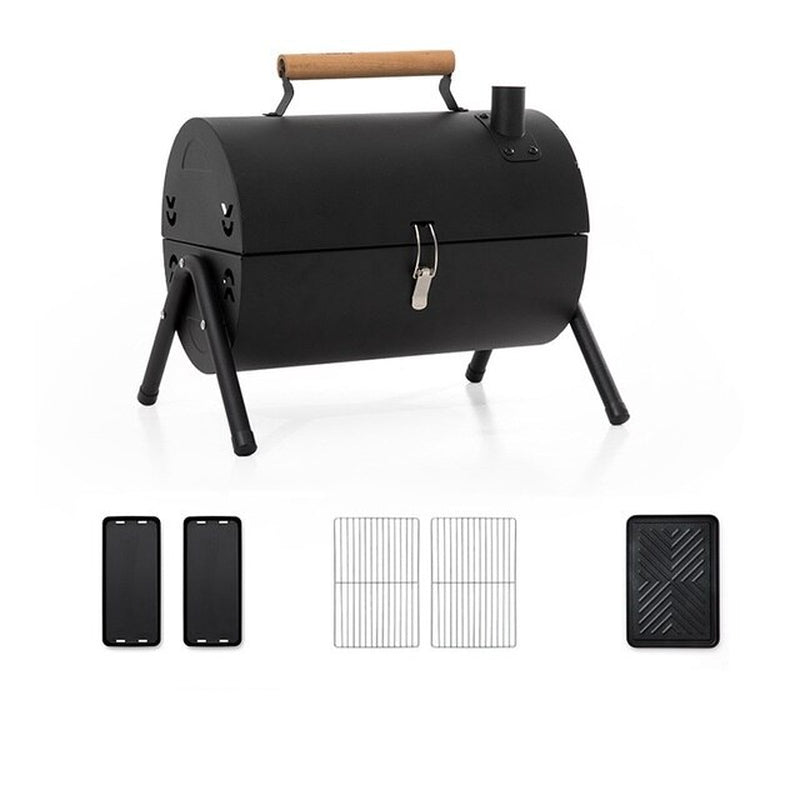 Outdoor BBQ Grill Rack Camping Picnic Barbecue Stove Suitable for 3-4 Person