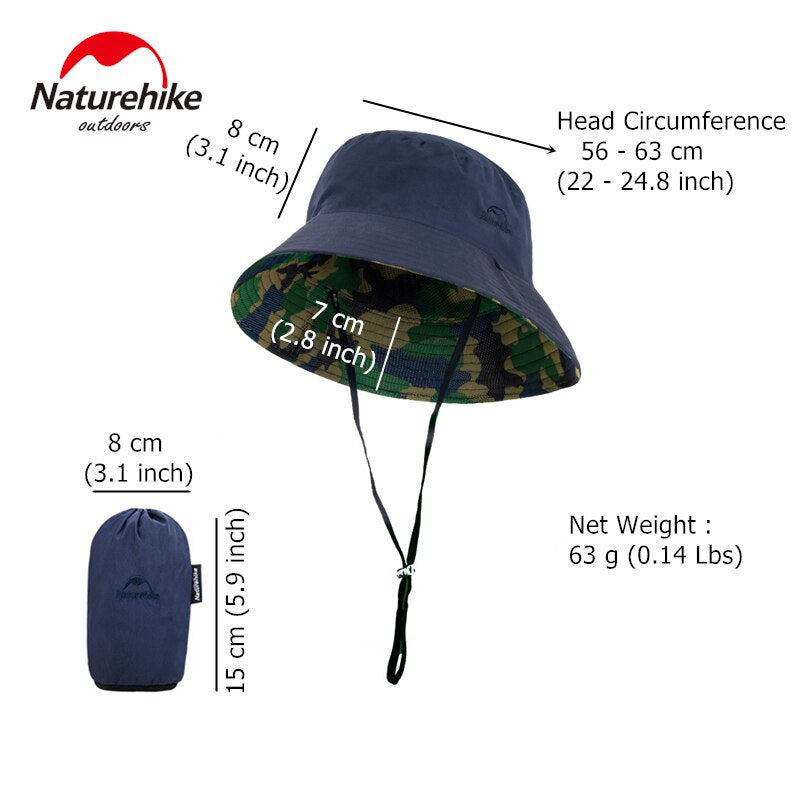 Camping Hat Folding Fishing Cap Outdoor Bucket Hat Windproof Hiking Hat Trekking Hat Safari Hunting Hat Men Women