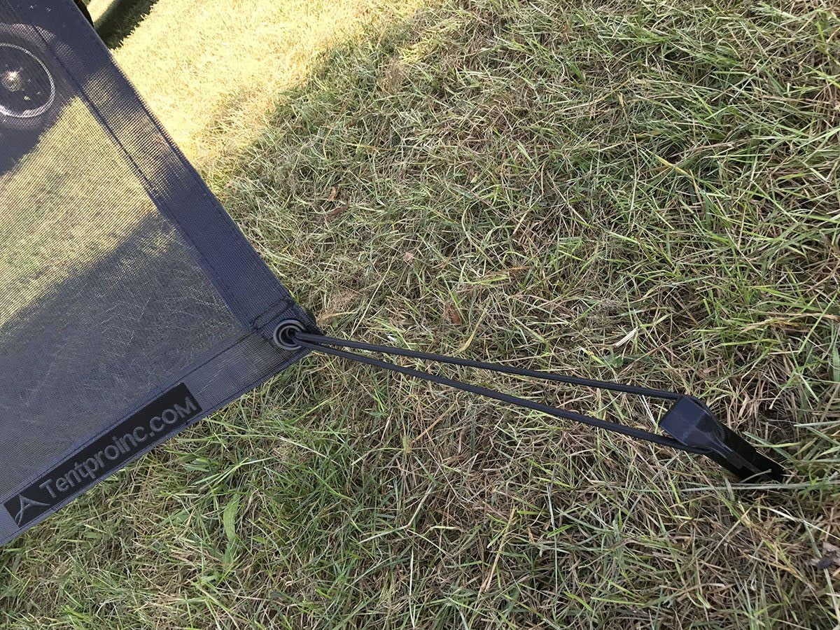 Black Mesh Screen Sunshade Complete Kits Camping Trailer Canopy UV Sunblocker - 3 Year Warranty