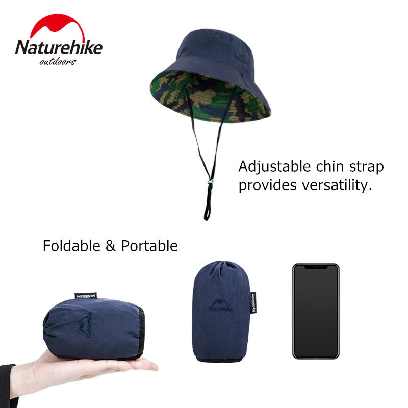 Camping Hat Folding Fishing Cap Outdoor Bucket Hat Windproof Hiking Hat Trekking Hat Safari Hunting Hat Men Women