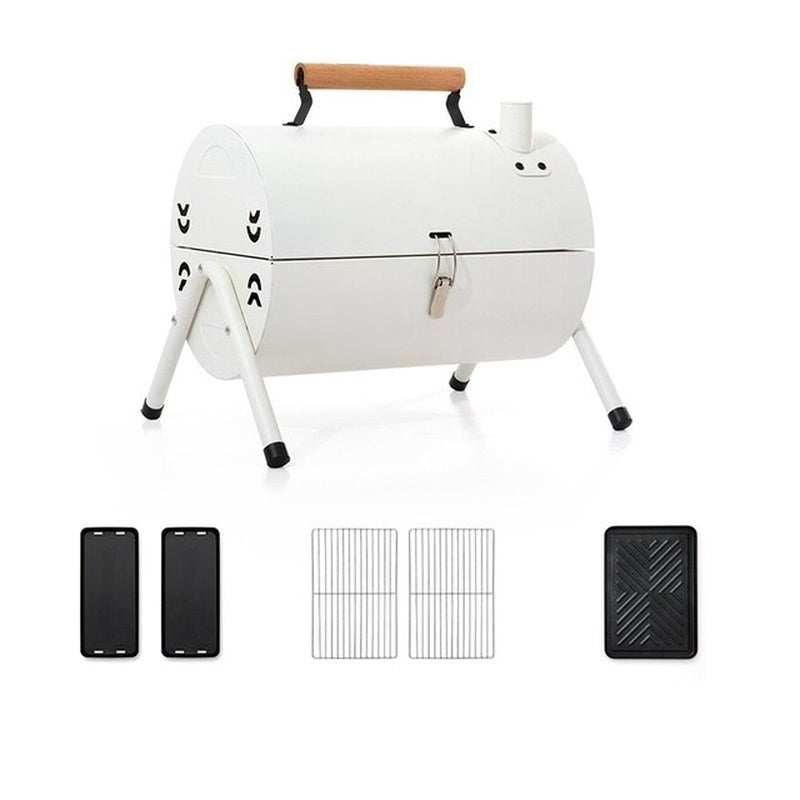 Outdoor BBQ Grill Rack Camping Picnic Barbecue Stove Suitable for 3-4 Person