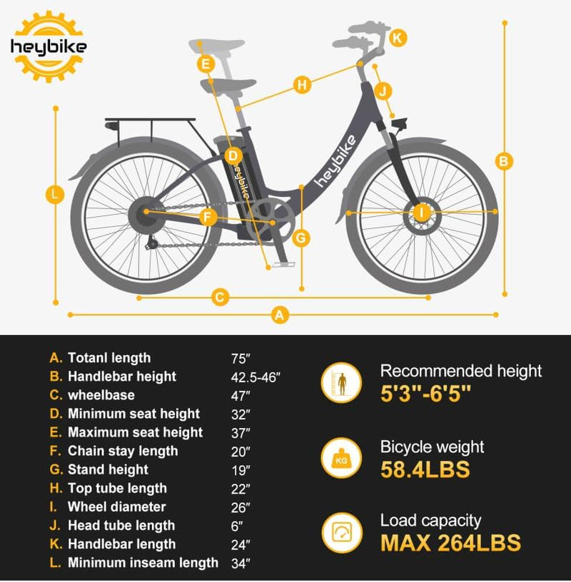 Cityscape Electric Bike 350W(Peak 500W) 