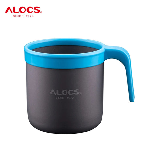 Alocs TW-401 Outdoor Portable 400Ml Camping Water Cup Mug Coffee Cup Teacup Tumbler for Travel Hiking Backpacking