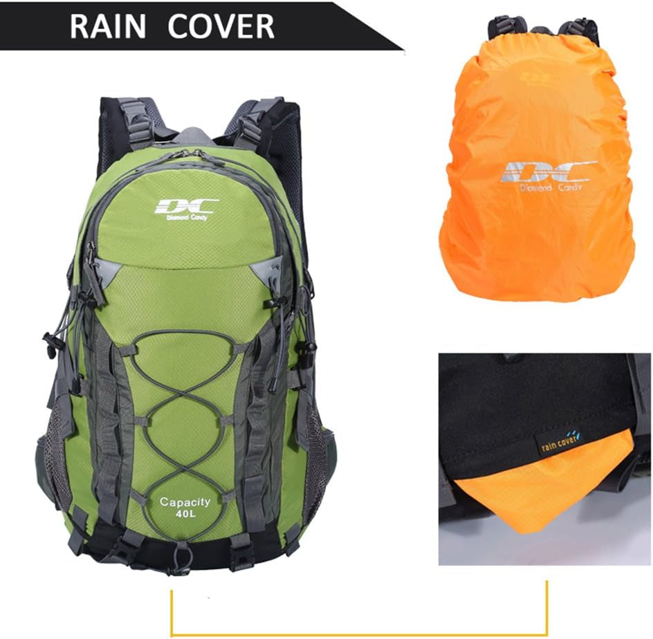 "Ultimate Adventure Companion: Durable Waterproof Hiking Backpack - Ideal for Men and Women, Perfect Lightweight Day Pack for Travel and Camping"