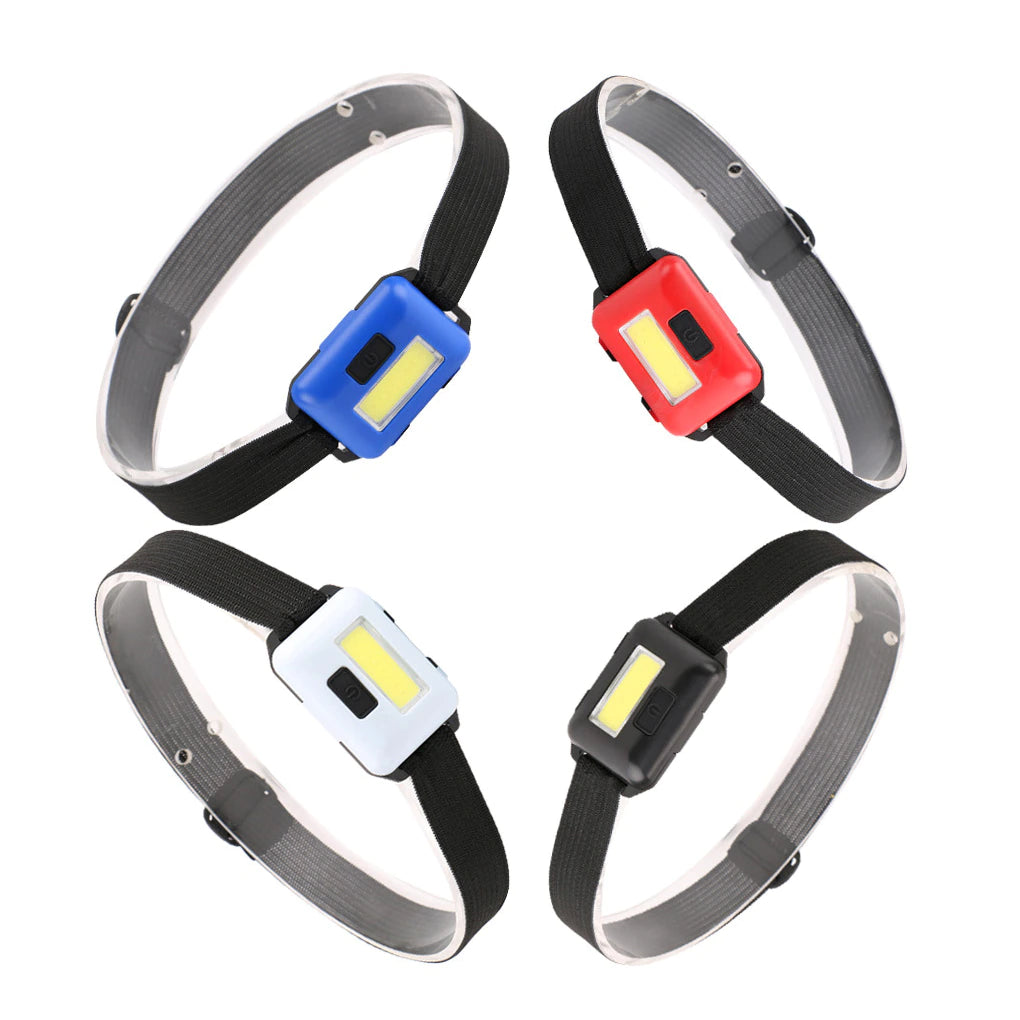 Mini COB LED Camping Light Headlight Waterproof 3 Modes Outdoor Cycling Headlamp Fishing Flashlight Head Torch Tourism Equipment