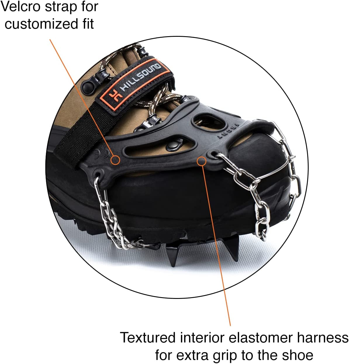 Hillsound Trail Crampon I Ice Cleat Traction System for Beginner & Experienced Winter Trail Hiking